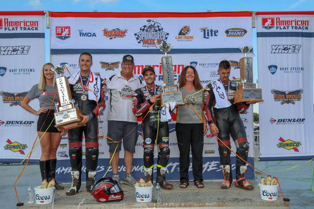 indian springfield mile podium