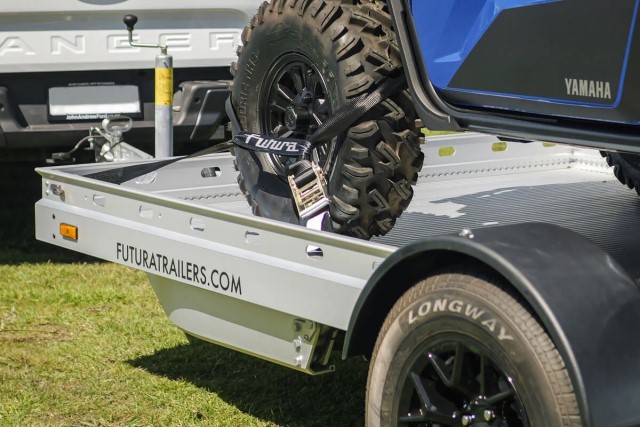 futura trailers loaded with utv